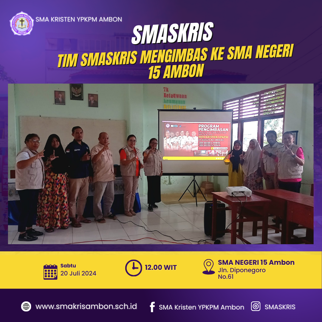 FOTO BERSAMA TIM PENGIMBAHASAN SMASKRIS DAN SMAN LIMA BELAS