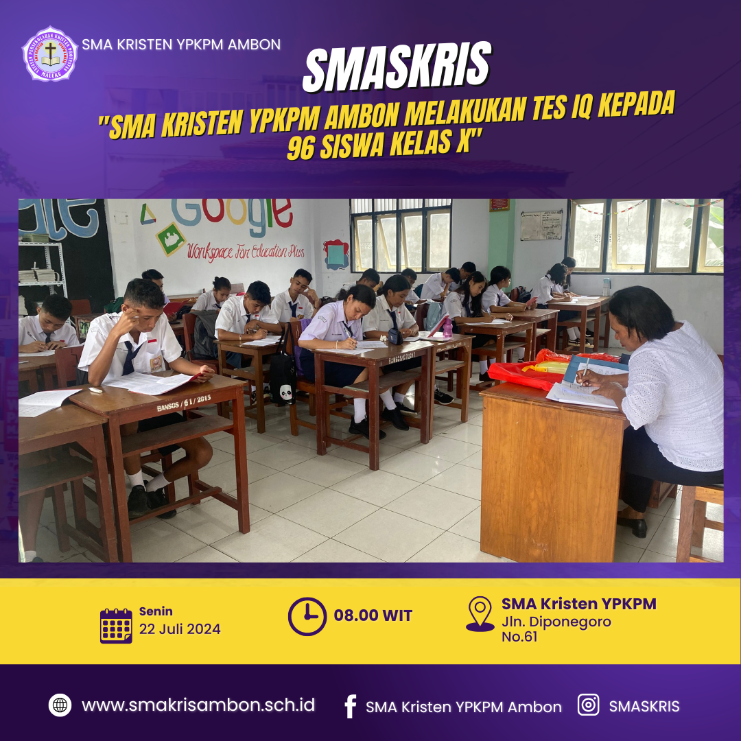 KEGIATAN TES IQ 96 Siswa