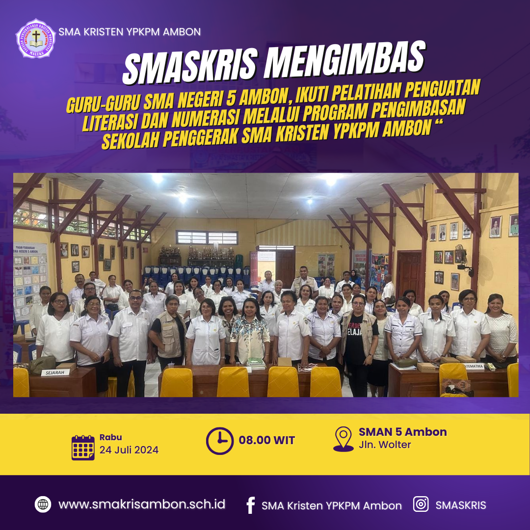 FOTO BERSAMA SMASKRIS DAN SMANLI AMBON