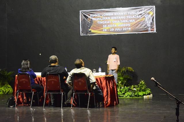 Audisi Tahap I Lomba Nyanyi Tunggal Pemilihan Bintang Pelajar Tingkat SMA/SMK/MA Se-Kota Ambon