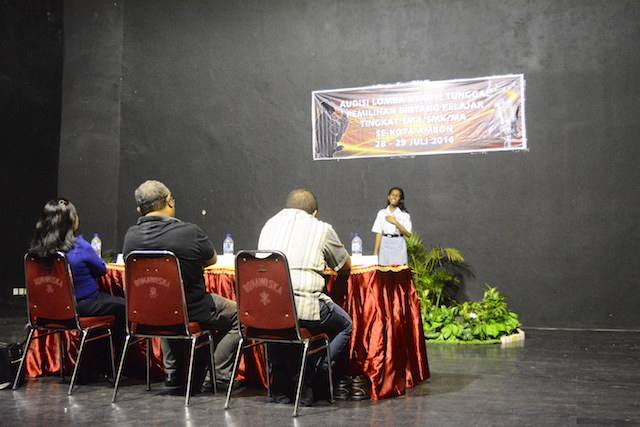 Audisi Tahap I Lomba Nyanyi Tunggal Pemilihan Bintang Pelajar Tingkat SMA/SMK/MA Se-Kota Ambon